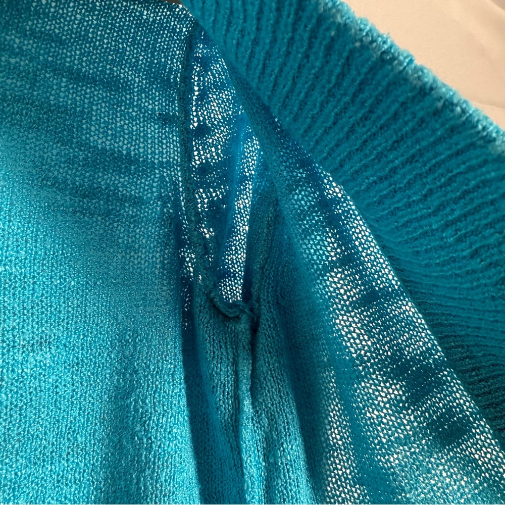 Lilly Pulitzer Blue Open Front Cardigan Sweater‎ XS - Picture 5 of 7